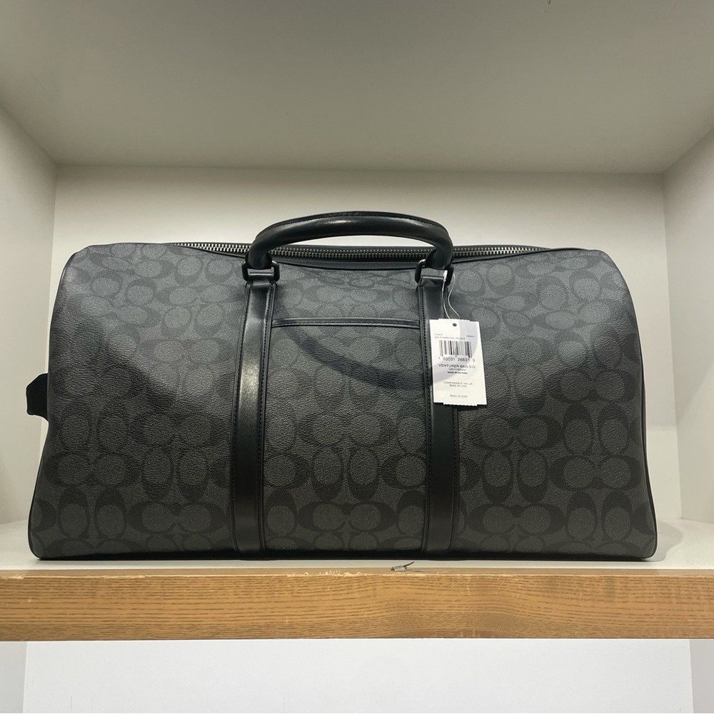 NWT！COACH VENTURER BAG IN SIGNATURE CANVAS (COACH C5305) fast shipping - Picture 2 of 15